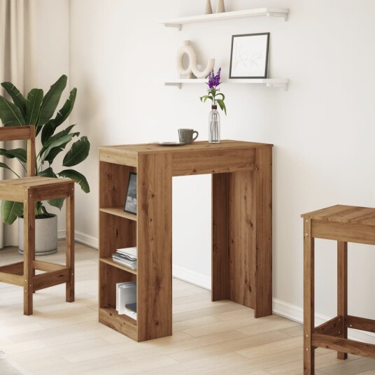 Barbord med stativer artisan eik 95x47x103,5 cm konstruert tre 8721158386786