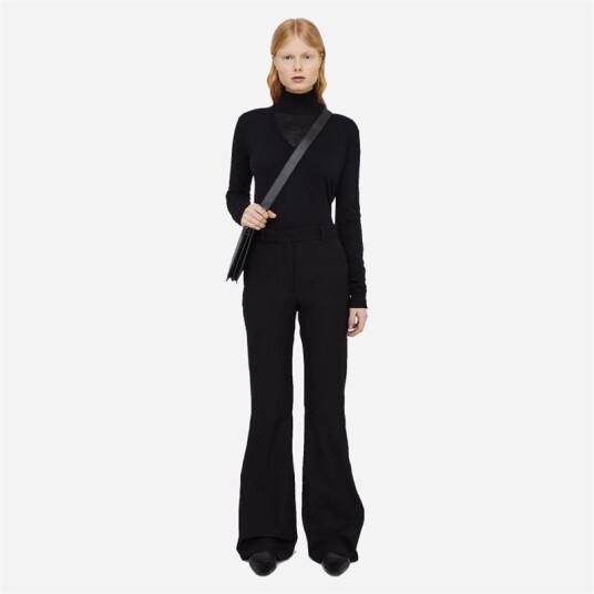 Joseph Gabardine Stretch Tafira Trousers Black Joseph Gabardine Stretch Tafira Trousers Black