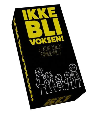 Ikke Bli Voksen - Kreativt Familienøttespill for Moro og Latter Ikke Bli Voksen - Kreativt Familienøttespill for Moro og Latter