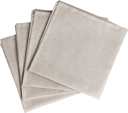 Scandi Living Clean servietter 45 x 45 cm 4 stk. Greige Scandi Living Clean servietter 45 x 45 cm 4 stk. Greige