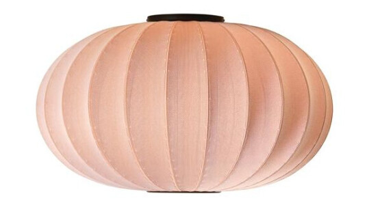 Made By Hand Knit-Wit Oval Ceiling/ Vegglampe Ø76 Korall