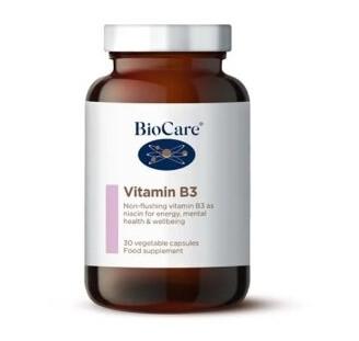 BioCare Vitamin B3 Nikotinamid 100mg 30 vegkapsler