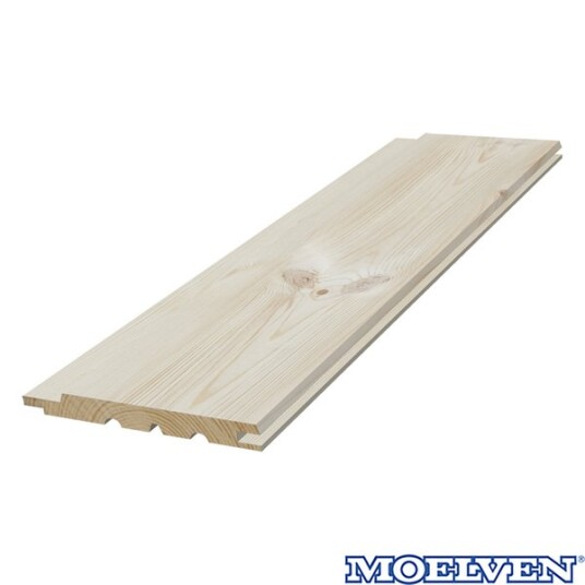 Moelven FURU 12X120 SKYGGE SKRÅ NATUR