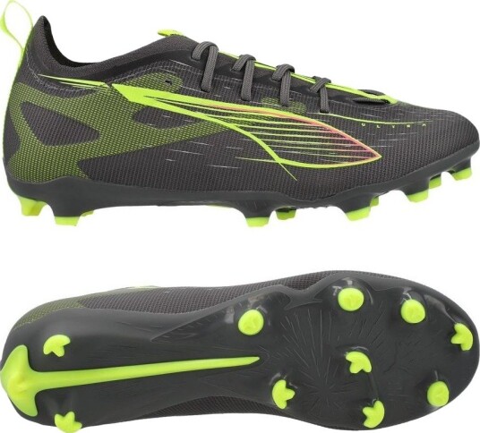PUMA Ultra 5 Pro FG/AG Audacity   Matte Aged Sølv/Gul/Solen slo til Barn størrelse 37½