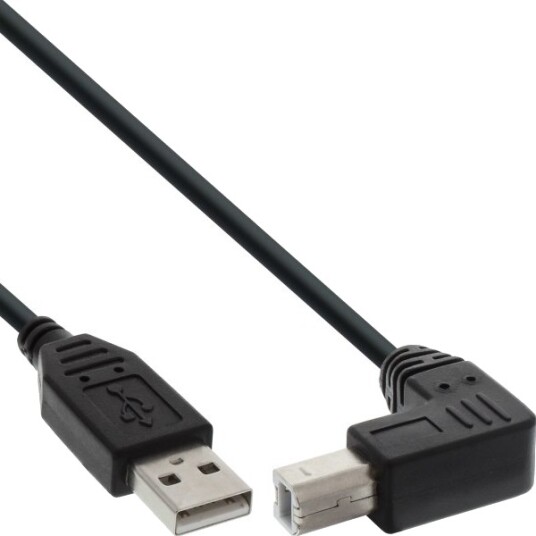 Inline 34505U 0,5 M Usb A Usb B Hankjønn/Hankjønn 0,48 Gbit/S Sort