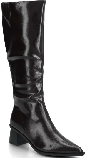 Bianco Bialeonora Tall Zip Boot Faux Leather BROWN PRATIA 37