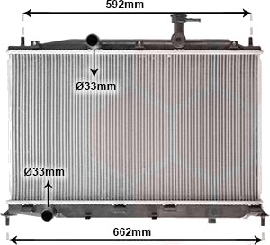 VAN WEZEL 82002188 Radiator motorkjøling