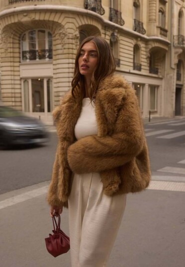 Bubbleroom Faux Fur Jacket