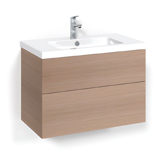 Macro Design Crown Plain/push-open Servantskap 2 Skuff - med Light Servant Eik / 80cm 45