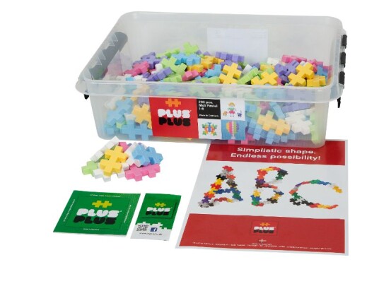 Plus-Plus Education BIG Pastel 200 stk Plus-Plus Education BIG Pastel 200 stk