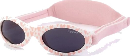 Kiddus Barnesolbriller – Fleksible 2-6 år – Hvit med Rosa Hjerter Kiddus Barnesolbriller – Fleksible 2-6 år – Hvit med Rosa Hjerter