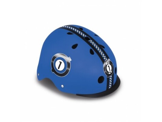 Globber Barnehjelm Elite Lights Racing, Mørkeblå, Størrelse: Xs-S 48-53 Cm (507-300) Globber Barnehjelm Elite Lights Racing, Mørkeblå, Størrelse: Xs-S 48-53 Cm (507-300)