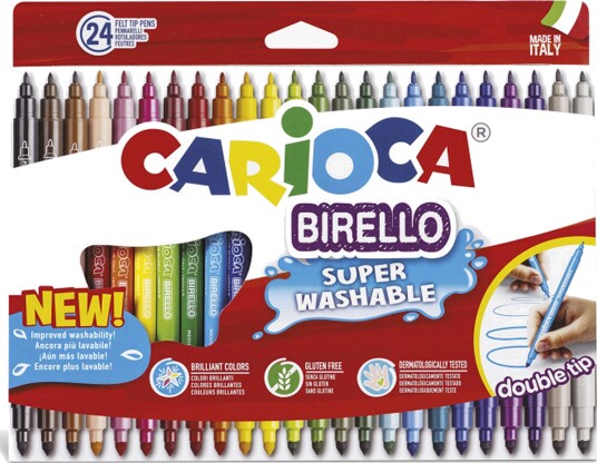Carioca Carioca Duo Fiber Pencils 24 Pack 950131 Multi/patterned ONE SIZE Carioca Carioca Duo Fiber Pencils 24 Pack 950131 Multi/patterned ONE SIZE