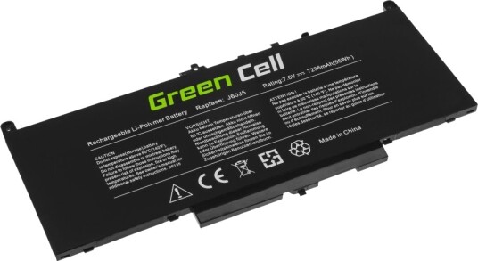 Green Cell Batteri Til Bærbar Pc Tilsvarer: Dell J60j5 Litiumpolymer 4-Cellers 5800 Mah Svart DE135