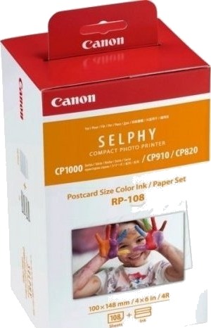 Canon RP 108 8568B001 farge blekkpatron + papir 108 ark 8568B001/SPEC Canon RP 108 8568B001 farge blekkpatron + papir 108 ark 8568B001/SPEC