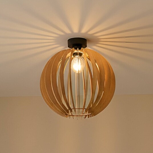 Taklampe Clay MCJ dimbar Lyst tre  Stue / spisestue Tre Skandinavisk