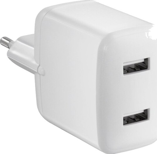 Voltcraft VC-11374035 Usb-Laderkontakt Utgangsstrøm (Maks.) 4800 Ma 2 X Usb Hvit