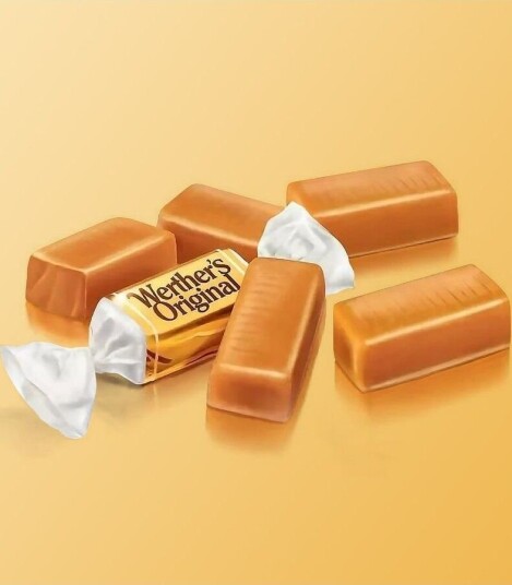 1 kg Werthers Original Chewy Toffees Myke Karameller 1 kg Werthers Original Chewy Toffees Myke Karameller