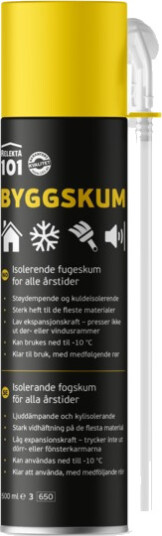 101 Byggskum Isolasjon 500ml 101 Byggskum Isolasjon 500ml