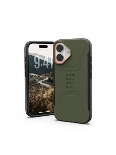 UAG Civilian Magsafe Olive/Orange - iPhone 17