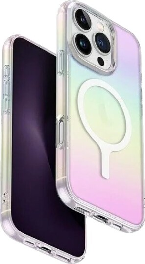 Uniq Iridescia Magclick Ladeveske for iPhone 16 Pro Max - Flerfarget