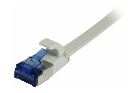 Patchkabel Rj45 Cat6a 500Mhz 015M Grau Uftp Flach Tpesuperflex Awg32 Synergy 21