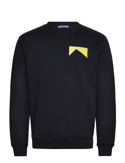 Scotch & Soda Front + Back Artwork Sweatshirt - Navy - XXL