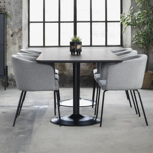 Torkelson Davis spisebord 100x210 cm svart Torkelson Davis spisebord 100x210 cm svart