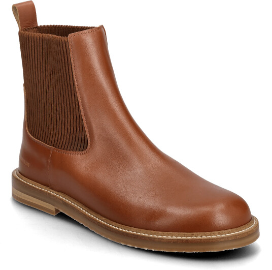 ANGULUS Booties Flat With Elastic Brown 42