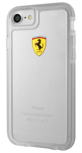 Ferrari Hardcase iPhone 7/8 SE 2020/2022 Gjennomsiktig Støtsikker