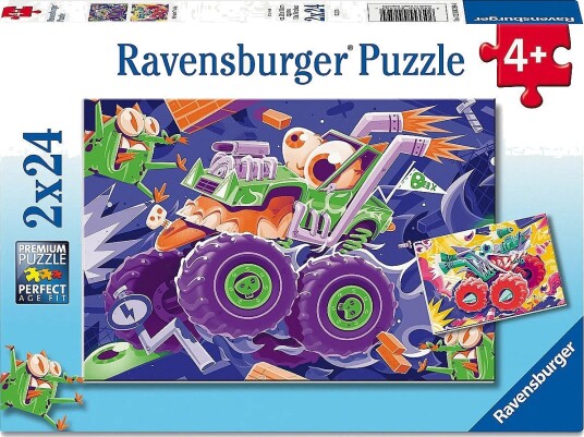 Ravensburger Monster Trucks 2X24P Multi/patterned ONE SIZE