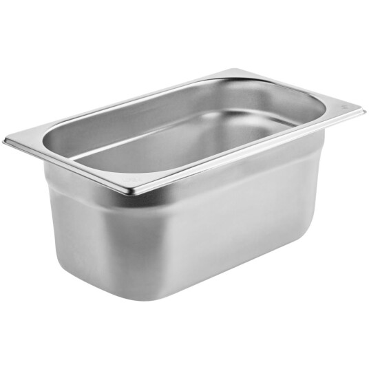 VEGA Kantine Premium GN 1/4; Størrelse GN 1/4, 2.6l, 26.5x16.2x10 cm (LxBxD); Sølvfarge VEGA Kantine Premium GN 1/4; Størrelse GN 1/4, 2.6l, 26.5x16.2x10 cm (LxBxD); Sølvfarge