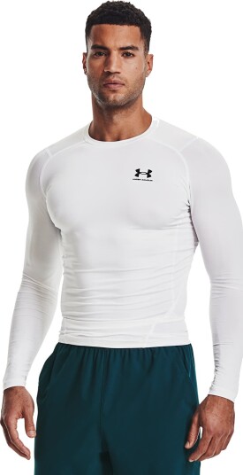 Under Armour Ua Hg Armour Comp Ls - White - XXXXL