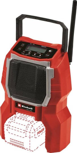 Einhell TC-RA 18 Li BT DAB/FM Arbeidsradio uten batteri Einhell TC-RA 18 Li BT DAB/FM Arbeidsradio uten batteri