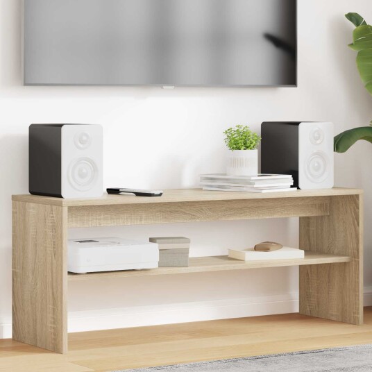 TV skap Sonoma eik 100 x 30 x 40 cm Konstruert tre TV skap Sonoma eik 100 x 30 x 40 cm Konstruert tre