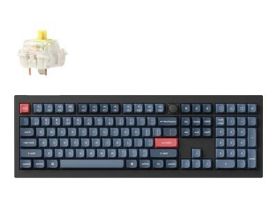 Keychron V6 Max V6M D4 Karbon Svart