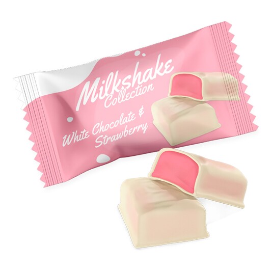 ERT Godis Bulk Milkshake White Choco & Strawberry - 2 kg ERT Godis Bulk Milkshake White Choco & Strawberry - 2 kg