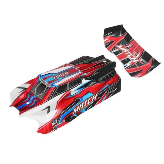 WLtoys WL-104001.1932 Car Shell w/Wing Red/Blue 1/10