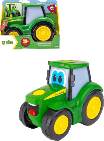 John Deere Traktor Johnny Med Lyd Og Lys