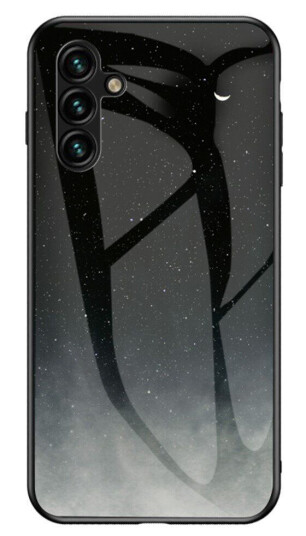INCOVER Samsung Galaxy A54 (5G) Deksel m. Bakside av Glass - Blå Himmel