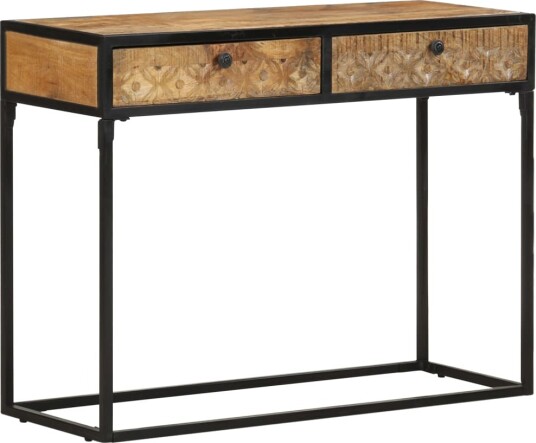 Konsollbord 100x35x75 cm heltre mango 8720286106051