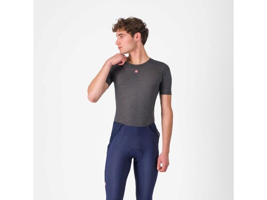 Castelli Medio kortermet svetteundertrøye melange gray herre