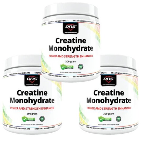 DNS 3-Pack Creatine Monohydrate - 300 Gram DNS 3-Pack Creatine Monohydrate - 300 Gram