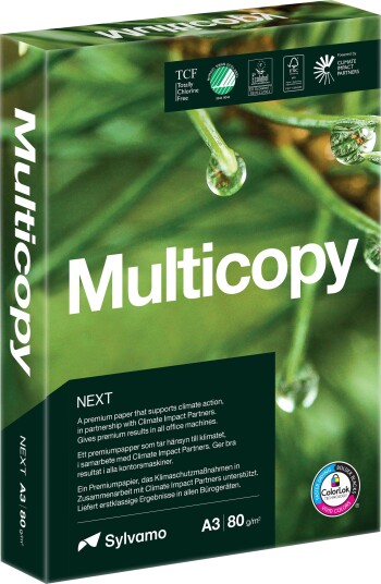 Multifunksjonspapir Multicopy Next A3 80 G Hvitt   500 Ark