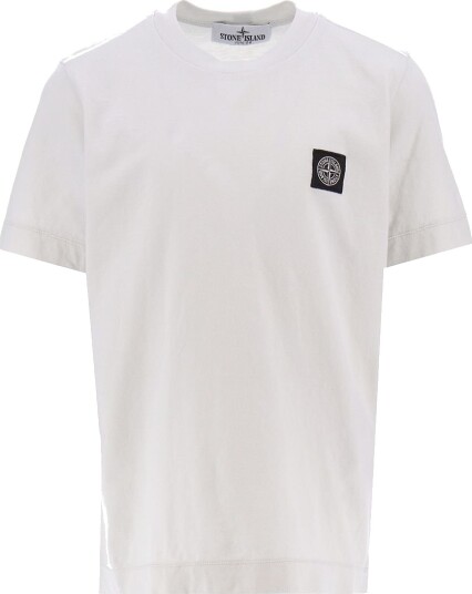 Stone Island T skjorte Pearl Grey Stone Island 8 år 128 T skjorte Grå