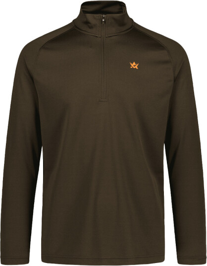 Alaska 1795 CoolDry Half Zip Genser Herre Brown L 25 % rabatt i handlekurven L