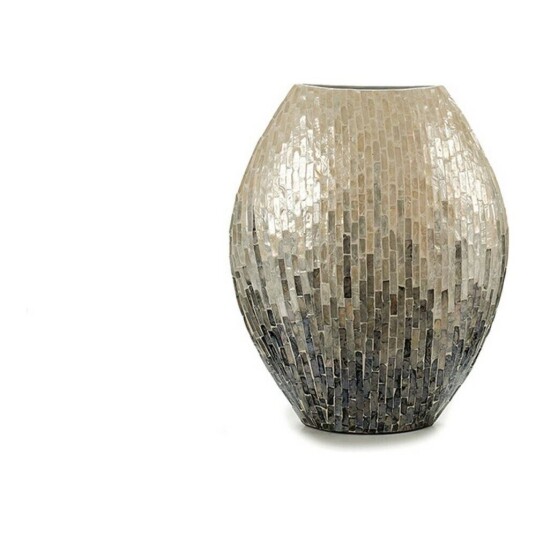 Gift Decor Vase Tre Grå Perlemor Dm (18 X 44,5 X 40 Cm)