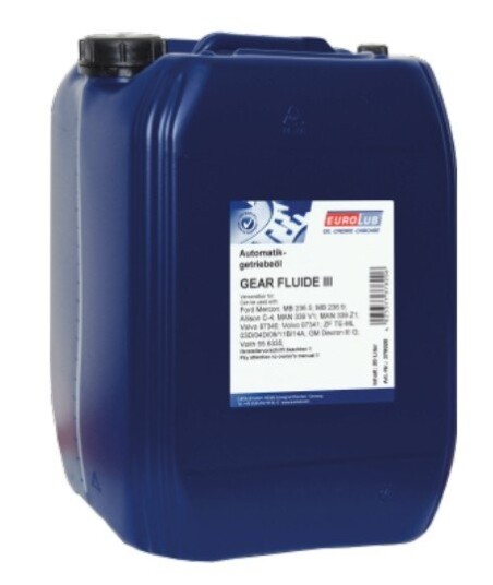 Transmisjonsolje EUROLUB Gear Fluide III 20L