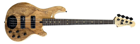 Lakland Skyline 44-01 Deluxe Bass 4-Str Spalted Maple Top, Natural Gloss