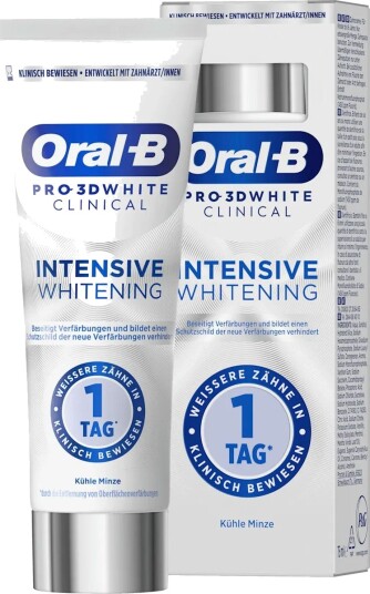 Tannbleking Tannpasta ORAL-B Pro 3D White Clinical Intense Whitening 75 ml
